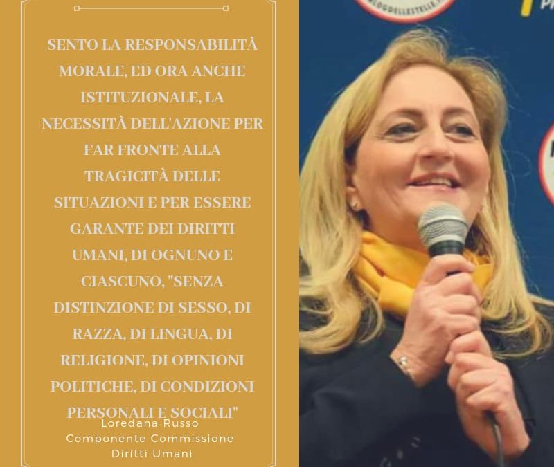 La mia elezione nella commissione straordinaria per i diritti umani al Senato della Repubblica