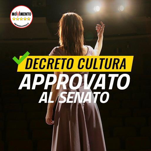 Decreto Cultura approvato in Senato