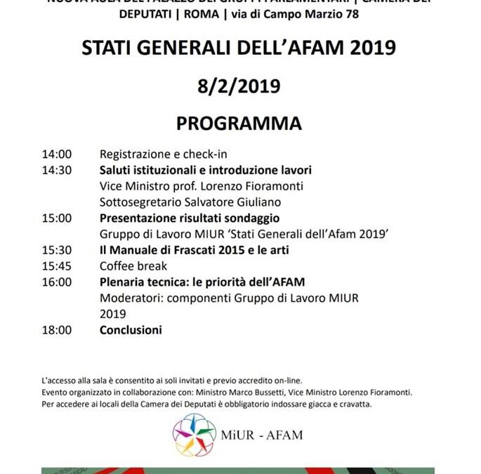 STATI GENERALI #AFAM