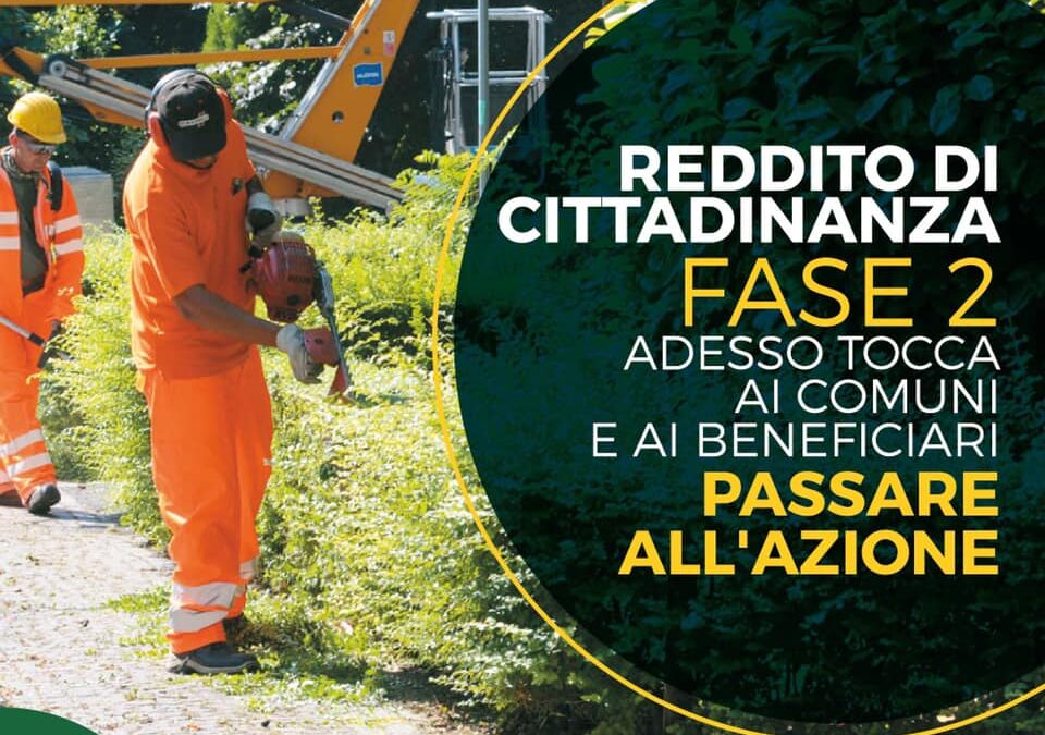 Reddito di cittadinanza FASE 2