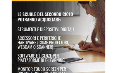 Digitale, 29 milioni per le smart class nelle scuole del secondo ciclo