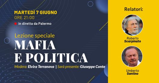 Scuola di formazione M5S: Lezione speciale a Palermo su Mafia e Politica